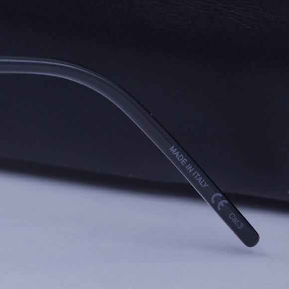 Saint Laurent SL409 002 Cat Eye Sunglasses - Black/Black - Picture 6 of 9